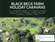 Tablet Screenshot of blackbeckfarmholidaycaravans.co.uk